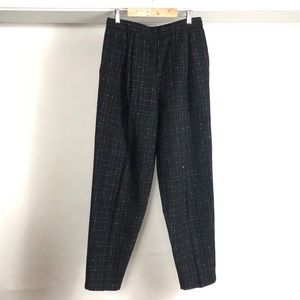 COPY - Vintage tweed trousers black red white siz…